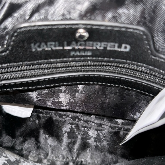 *SOLD* Karl Lagerfeld Paris Black Armored Crossbody bag NWT - Picture 11 of 16